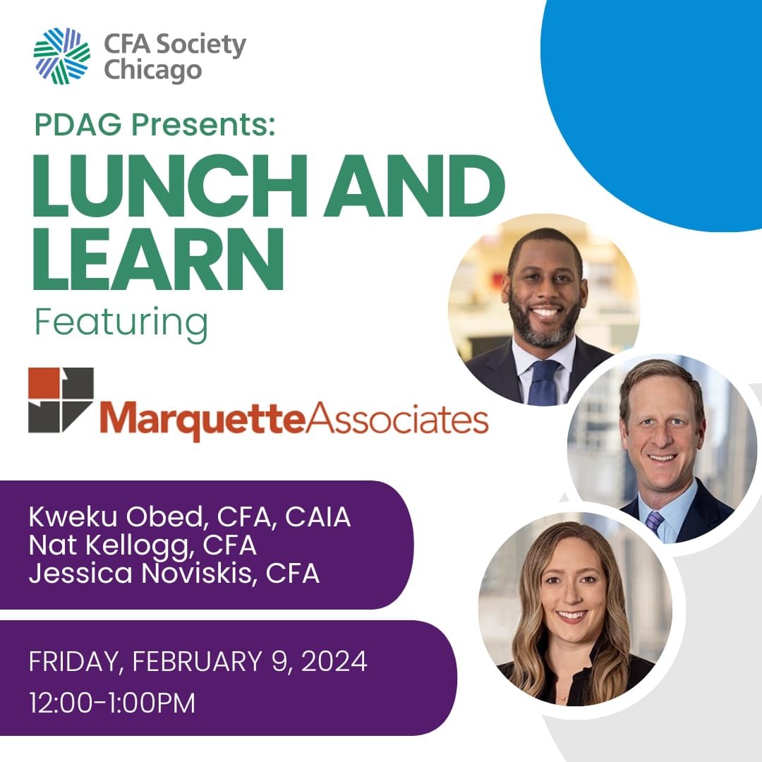 PDAG  Presents Lunch & Learn: Marquette Associates